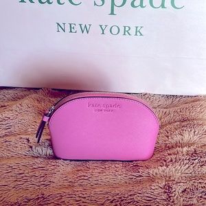 Kate Spade Cameron Bright Pink Small Cosmetic Case